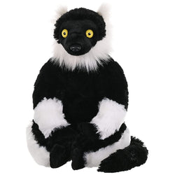 Cuddlekins Black and White Lemur 12"