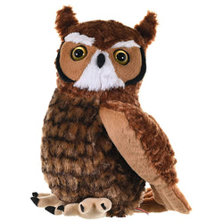 Cuddlekins Great Horned Owl 12"