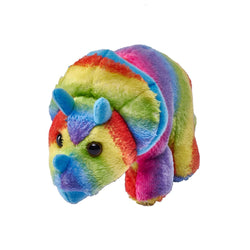 Pocketkins Eco Triceratops Rainbow 5"