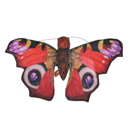 Rainforest European Peacock Butterfly Finger Puppet 7"