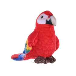 Rainforest Birds Scarlet Macaw 4.5"