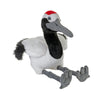 Cuddlekins Eco Red Crowned Crane 12"