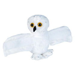 Huggers Snowy Owl 8"