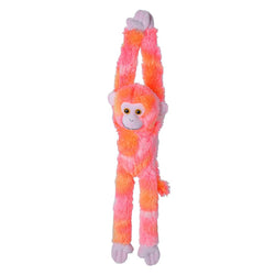 Hanging Multi Vibe Pink Monkey 20"